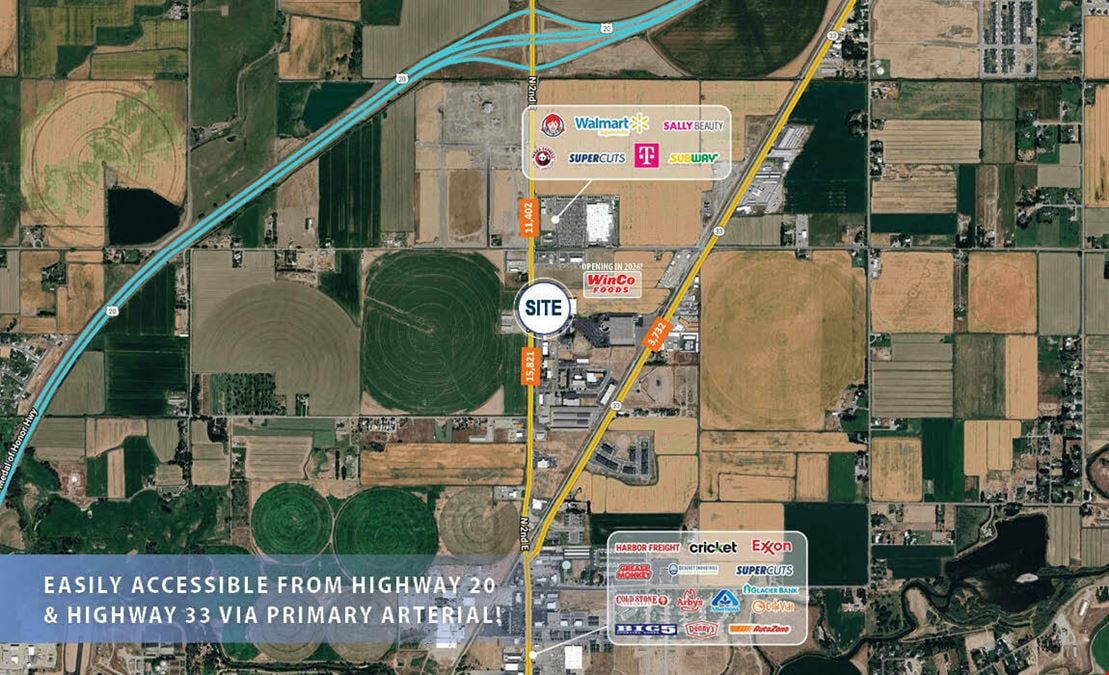 Hard Corner Pad On Major Retail Corridor