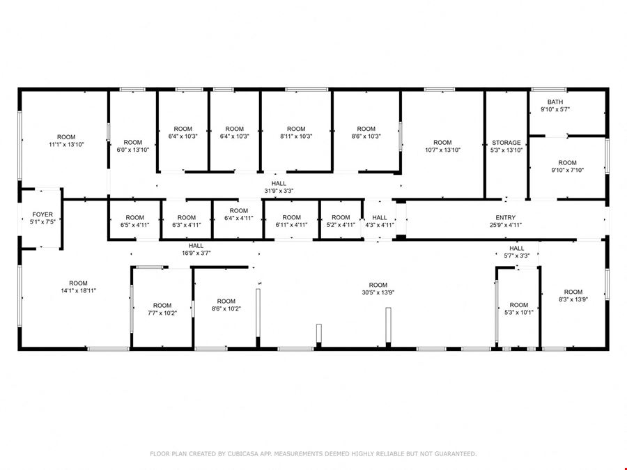 2,945+/- SF Free Standing Building