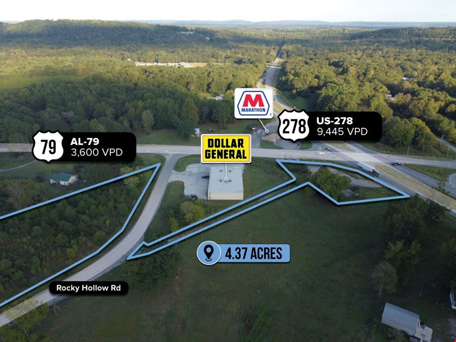 1 Auction 4.3 Acres 13K VPD Dollar General Adjacent Birmingham