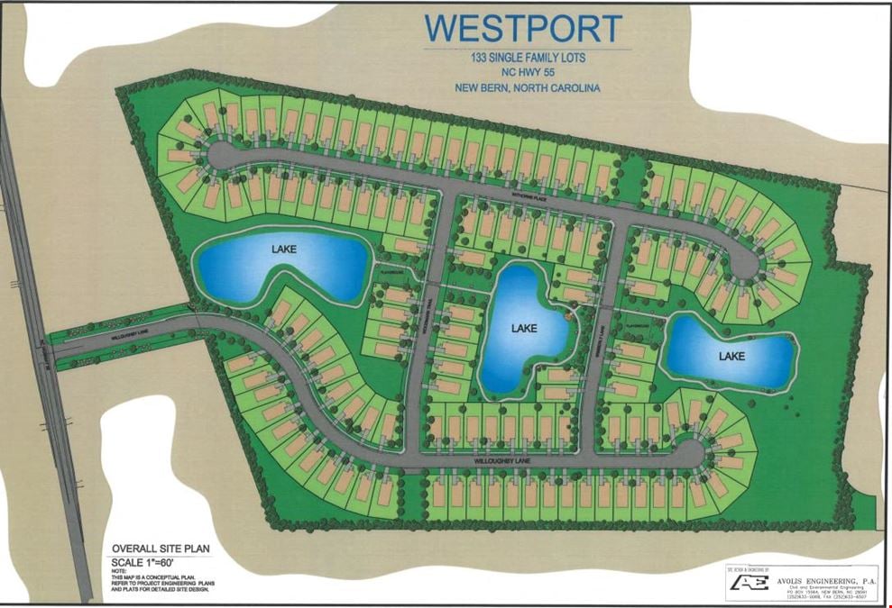 Residential Development with Water/Sewer Available