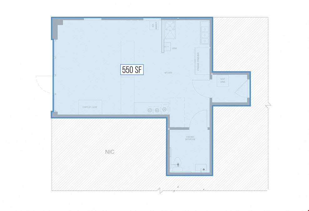 550 SF | 1539 N 26th Street | Turnkey Cafe For Lease