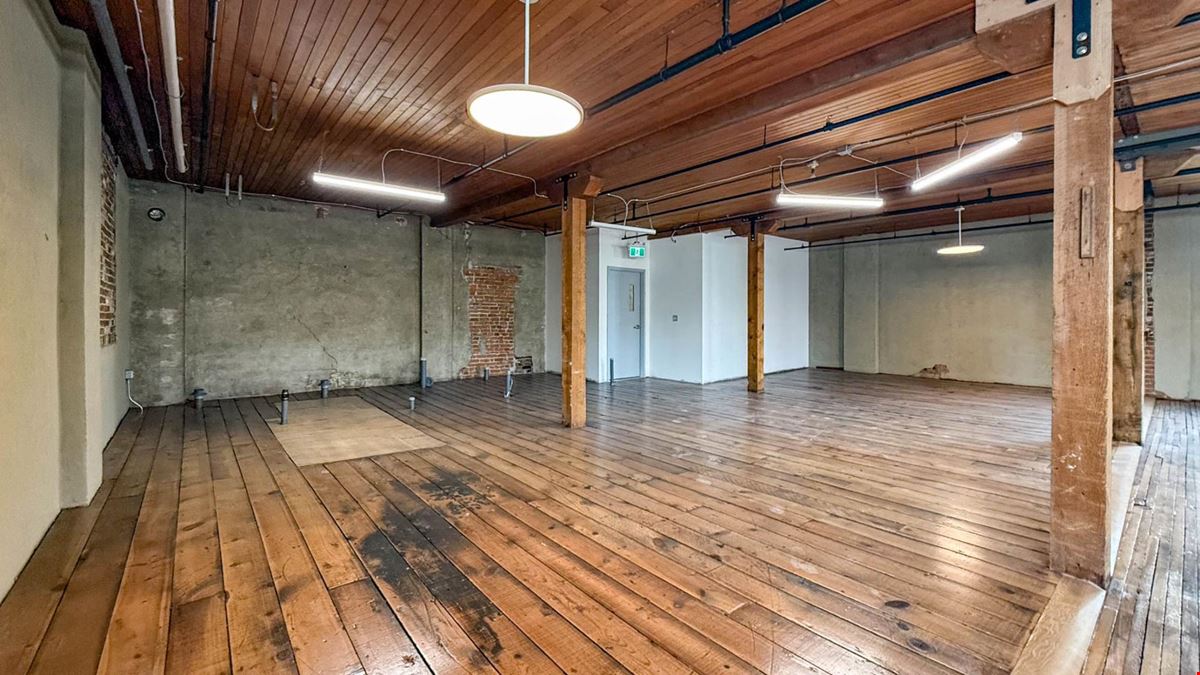 High profile commercial space available in the Old Cannery Building.
