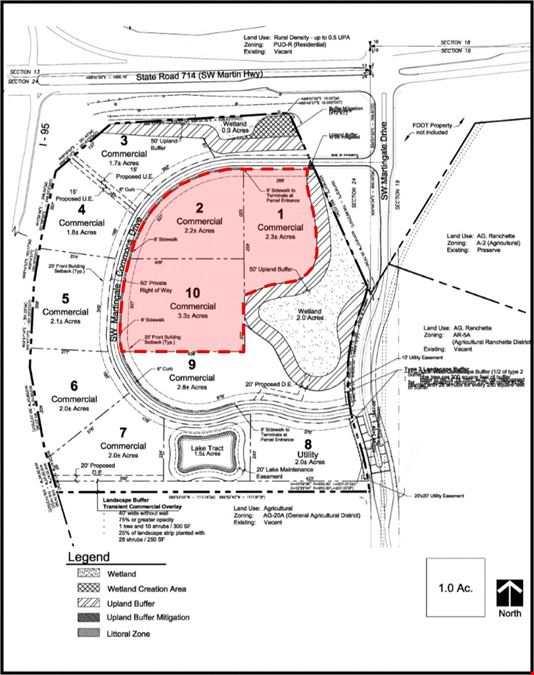 SW Martin Highway & I-95 - 4.5-7.8 Acres