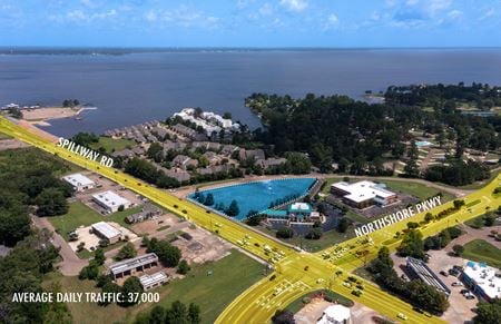 Preview of VacantLand space for Sale at NE Corner Spillway Rd & Lakeshore Dr 