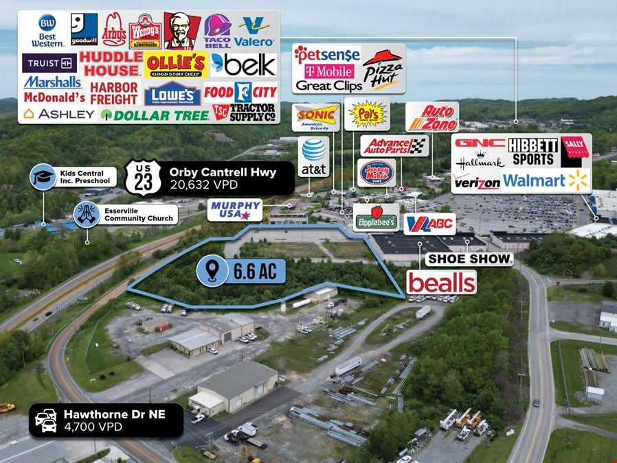 $1 Auction – 6.6 AC Walmart Outparcel