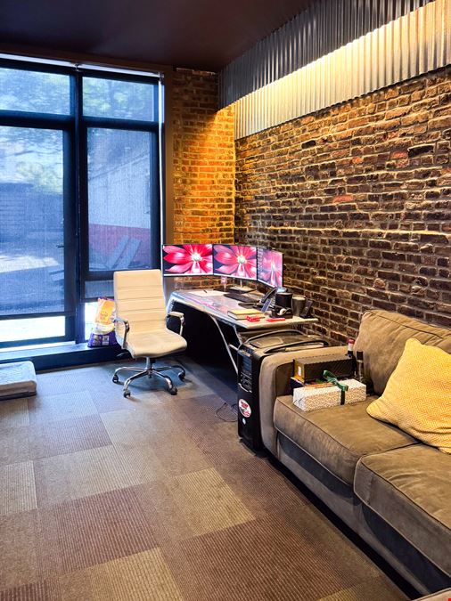 800 SF | 1213 Rogers Ave | Vanilla Box Retail Office Space with Backyard for Lease