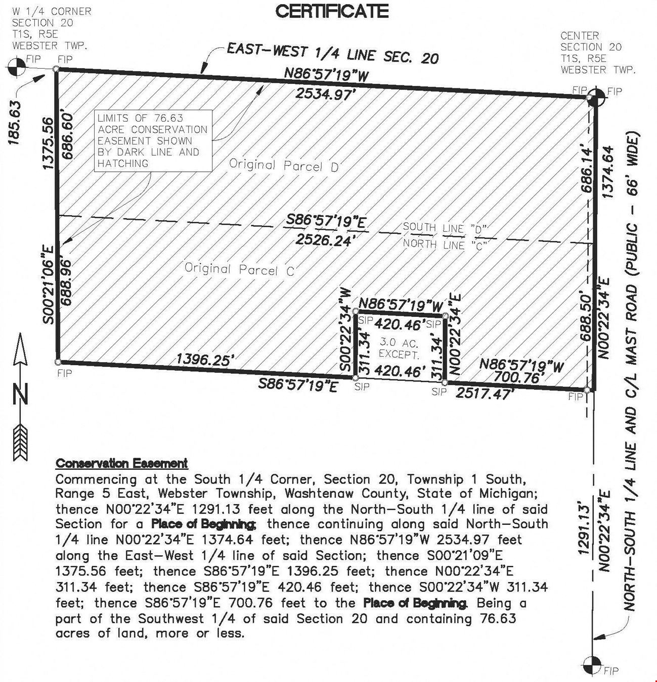 79 Acres Conservation Easement Land for Sale in Dexter