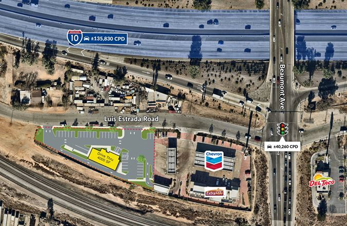 Preview of VacantLand space for Rent at Beaumont Ave. & Luis Estrada Rd.