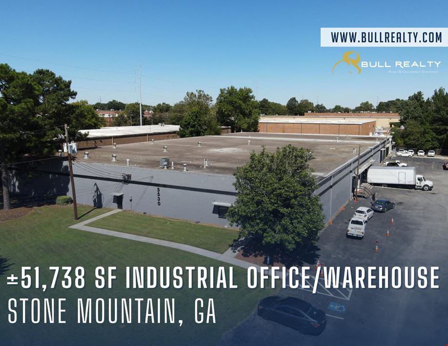 ±51,738 SF Industrial Office/Warehouse in Stone Mountain, GA