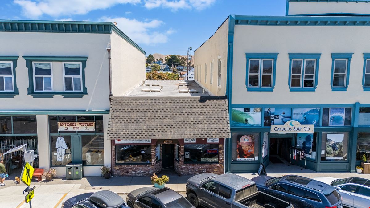 100% Fully Leased: Retail Building in Cayucos, CA