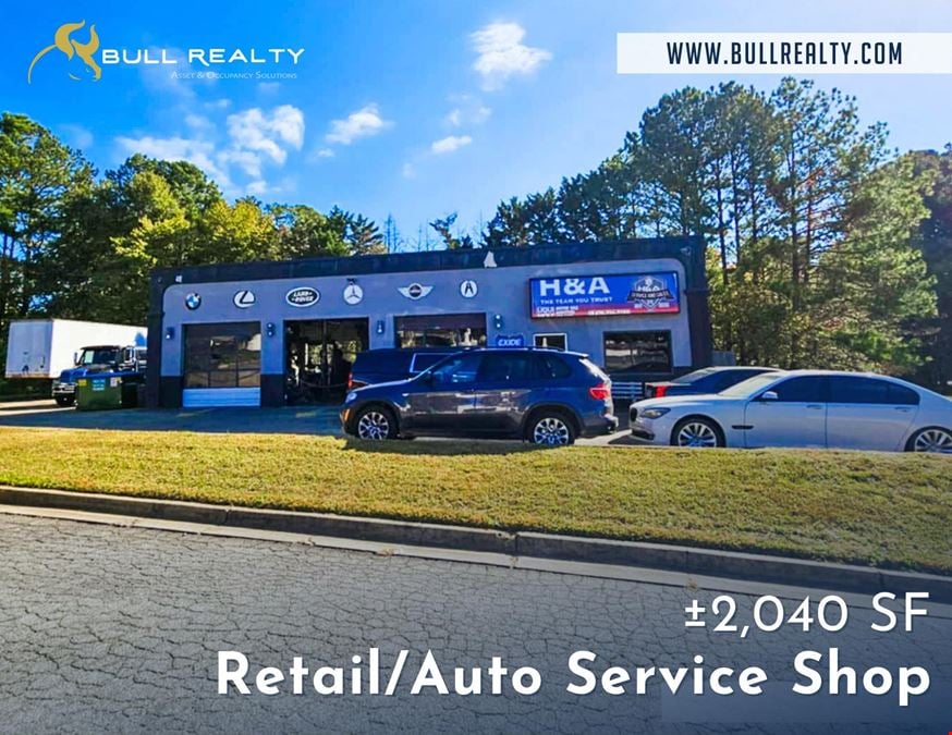 ±2,040 SF Retail / Auto Service Shop