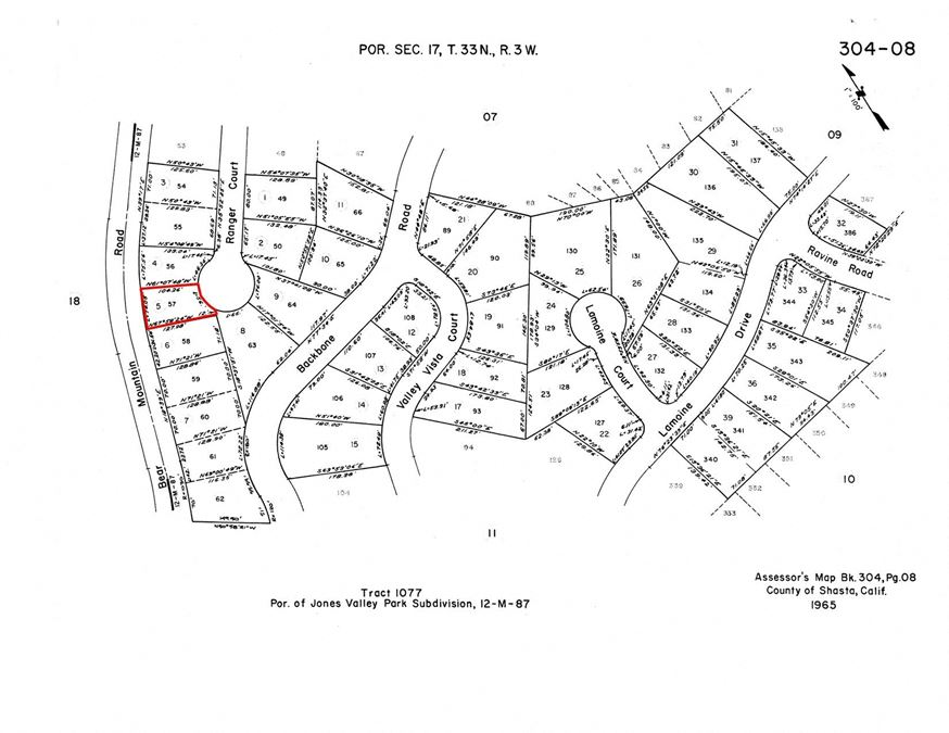 ±0.208 AC Cul-De-Sac Land in Jones Valley