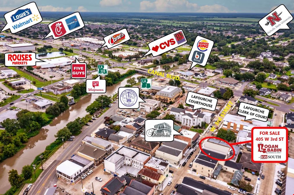 Own a Landmark in the Heart of Thibodaux!
