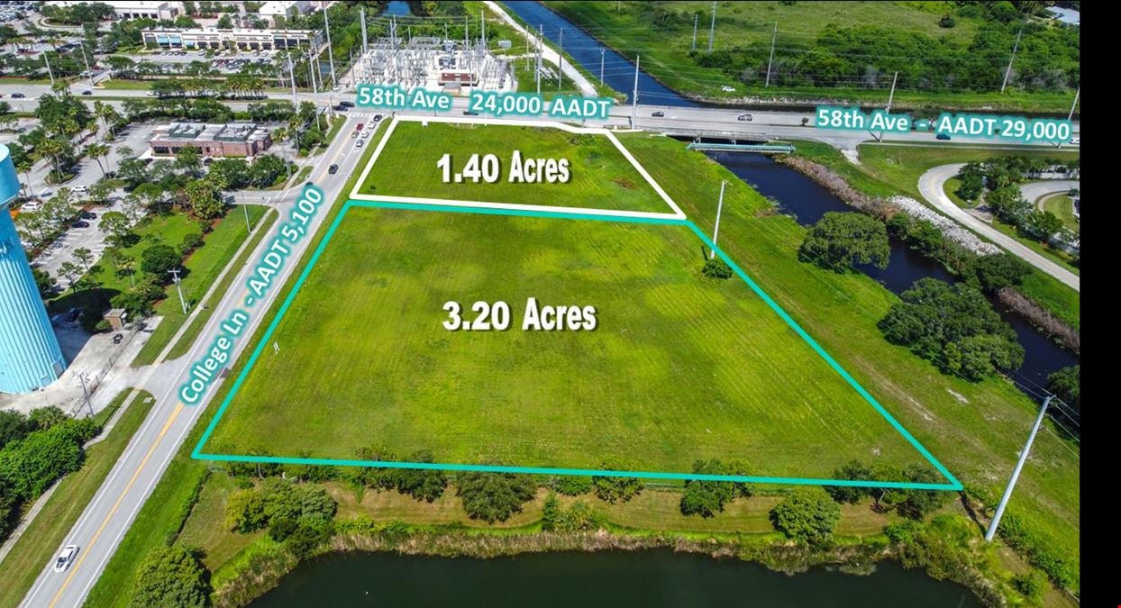 1.40 - 4.60 Acres of Vacant Land