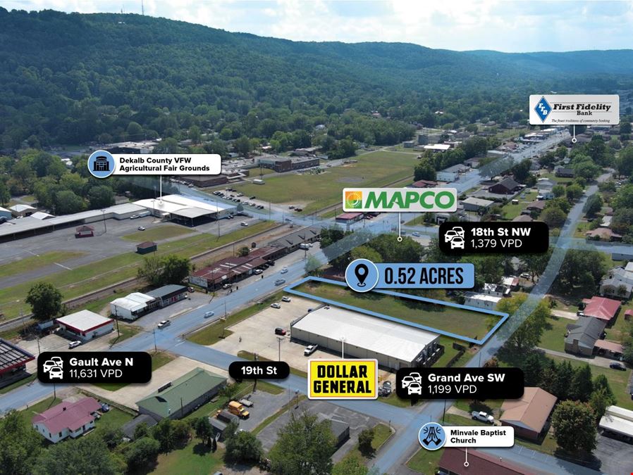 1 Auction 0.52 Acre Parcel 12K VPD Dollar General Adjacent 104