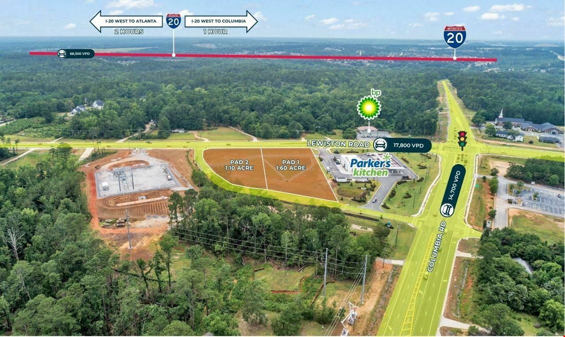 2 Pad Sites | Anchored by Food Lion | 2X Full Motion
