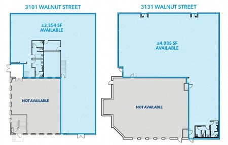 Preview of Office space for Rent at 3031 & 3131 Walnut Street
