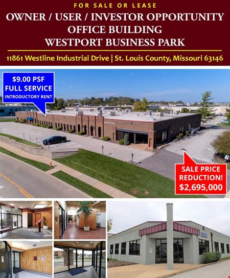 Preview of Office space for Sale at 11861 Westline Industrial Drive