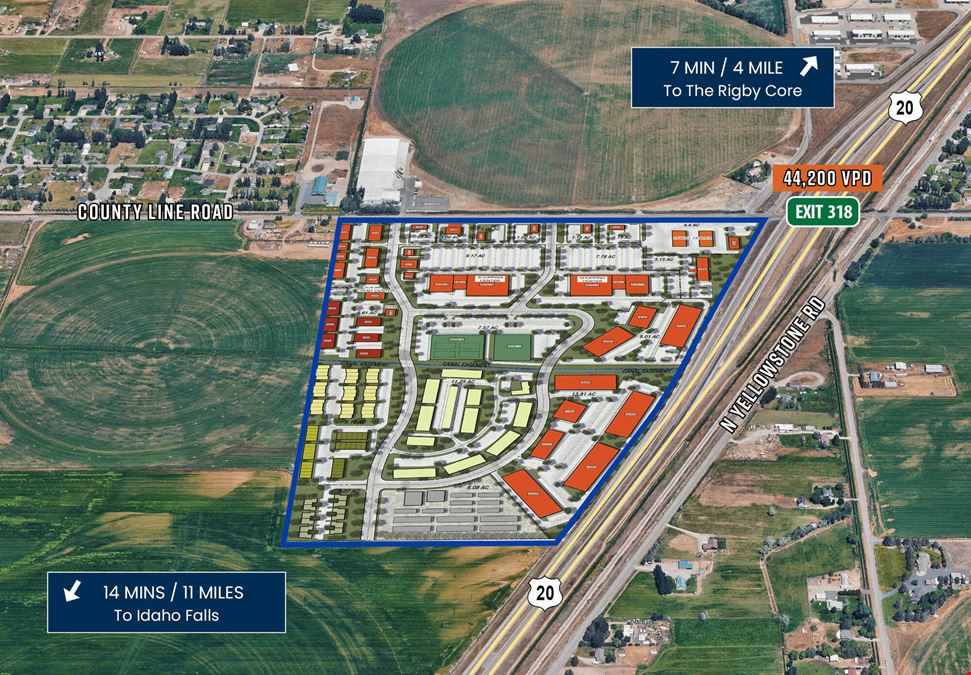 Highway 20 & County Line Road Retail Center