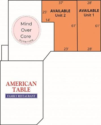 Preview of Retail space for Rent at 846 S Wheeling Street