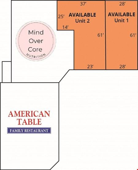 Preview of Retail space for Rent at 846 S Wheeling Street
