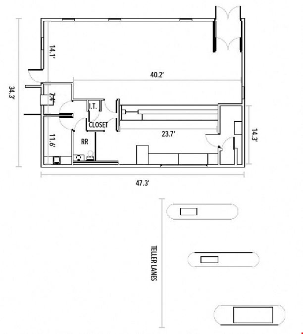 Former Bank Available for Land Lease