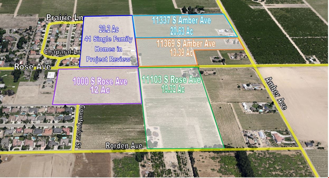 ±13.39 Acres of Vacant Residential Land in Selma, CA
