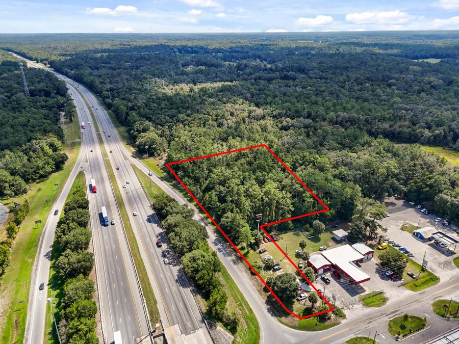 Prime Commercial Highway Land in Historic Micanopy