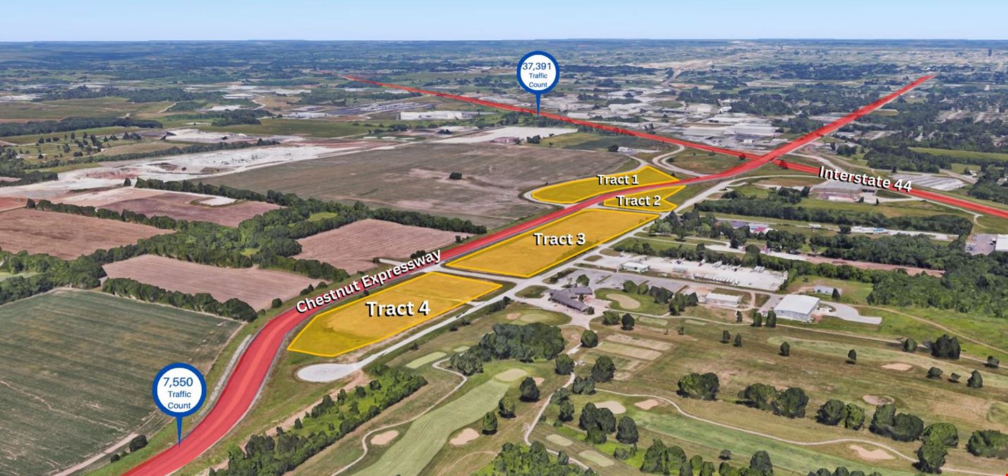 LAND AVAILABLE AT CHESTNUT EXPRESSWAY & I-44