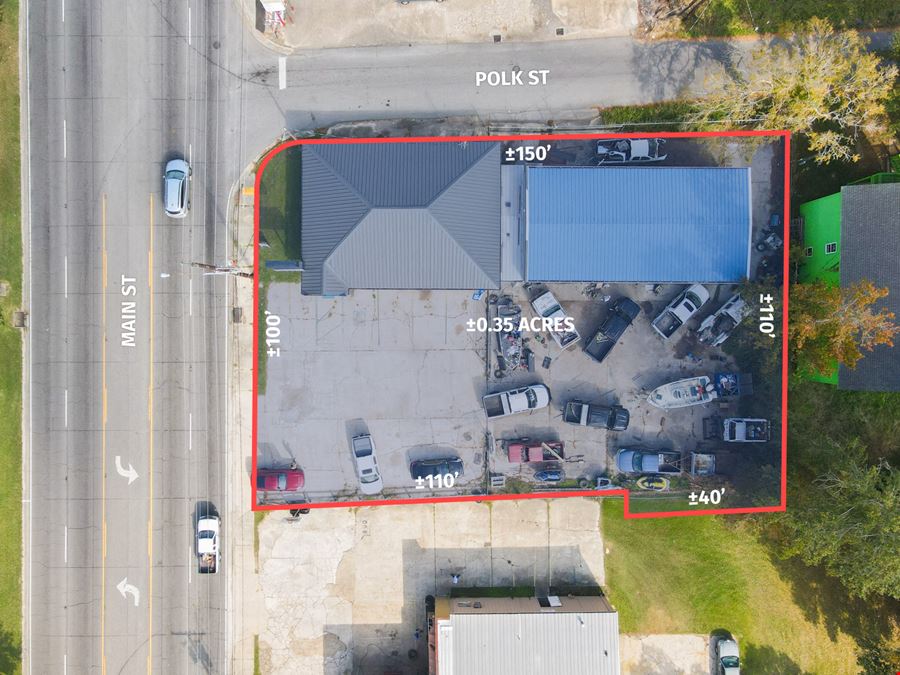 ±4,500 SF Automotive Shop with Equipment on Main St