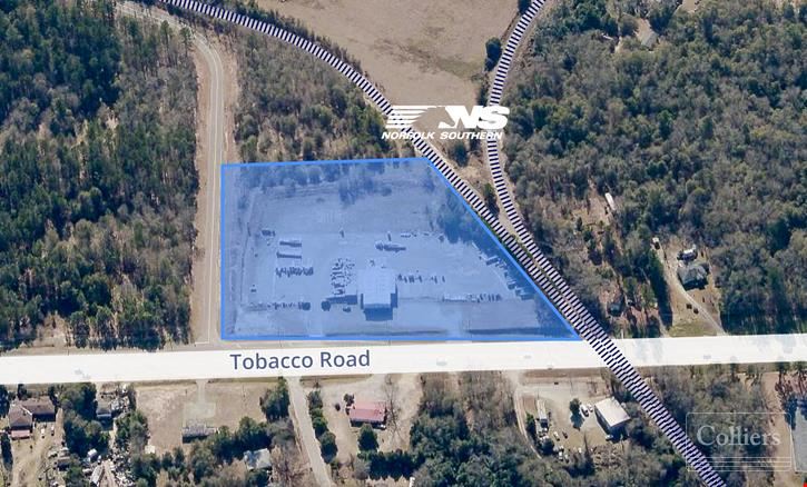 ±6,123-SF Industrial Outdoor Storage Site Opportunity on ±4.77-acre Lot | Augusta, GA