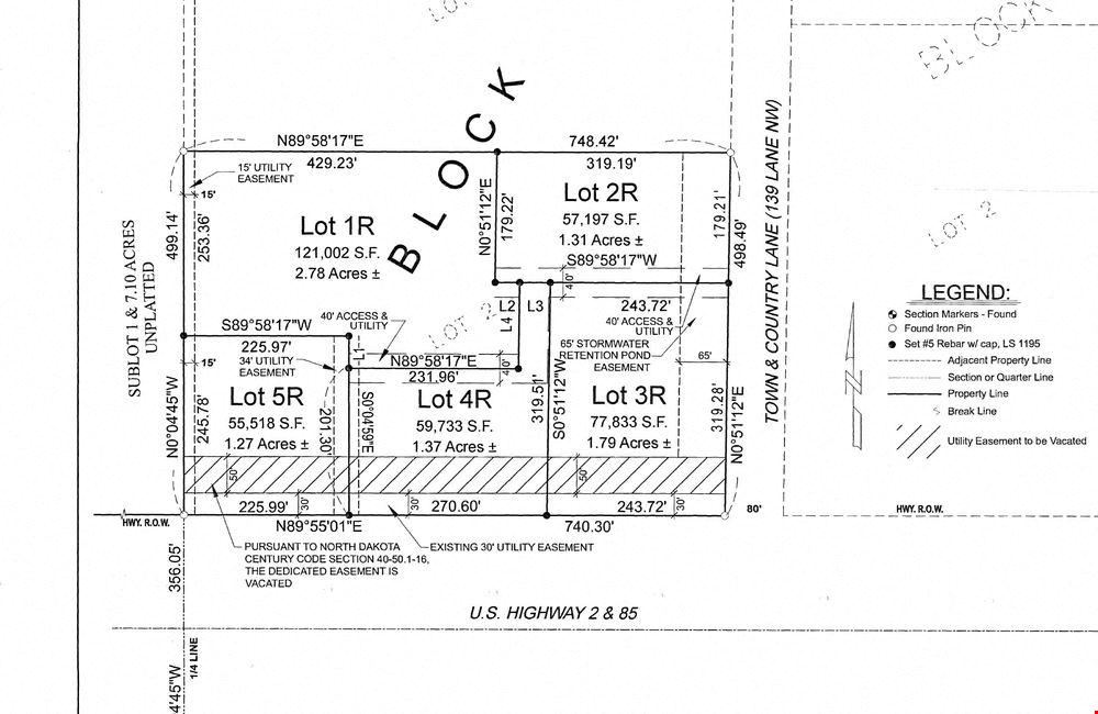 Four Shovel Ready Commercial Lots
