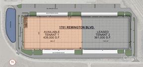 439,000 SF Available for Lease in Bolingbrook