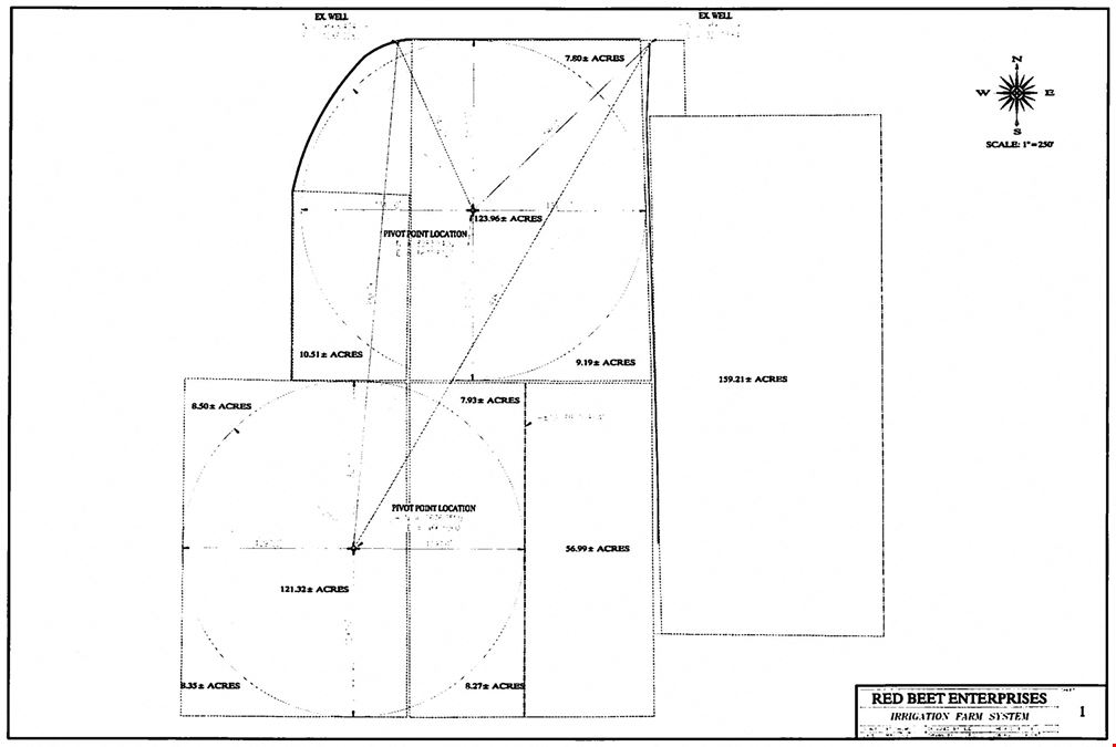 Investment Opportunity - Two-Pivot Farm Ground, Lease in Place on 552 Acres