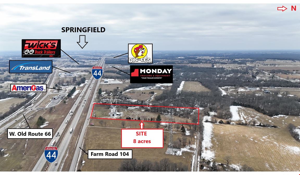 For Sale: 8 Acres, M-1 Zoning