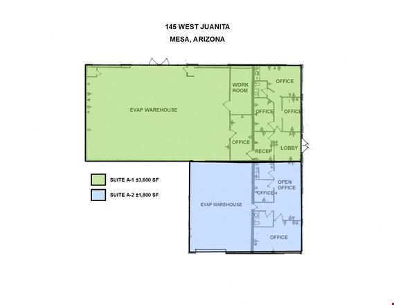 Preview of Industrial space for Rent at 145 WEST JUANITA AVE