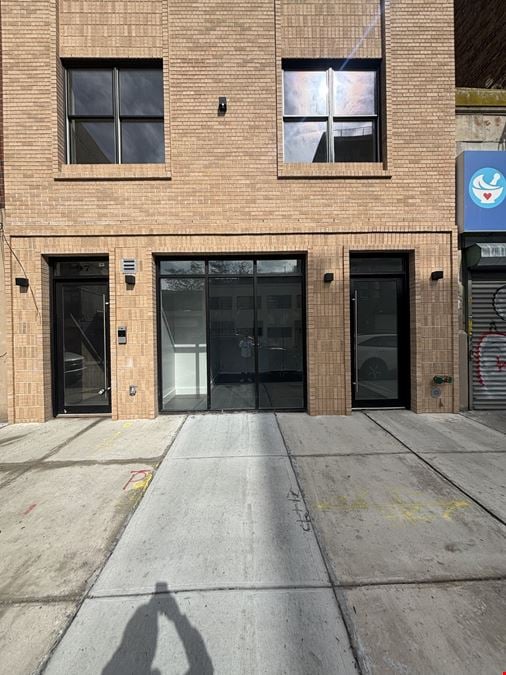 500 SF | 97 Seigel Street | Newly Constructed Retail Space with Glass Frontage for Lease