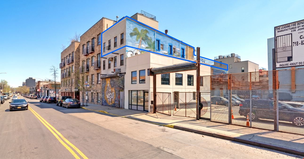 236 Johnson Avenue | East Williamsburg Private 3rd Floor Walk-Up Office for Lease