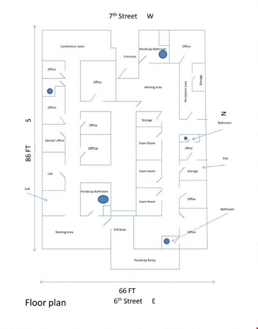 4,691 +/- SQFT FREESTANDING office space