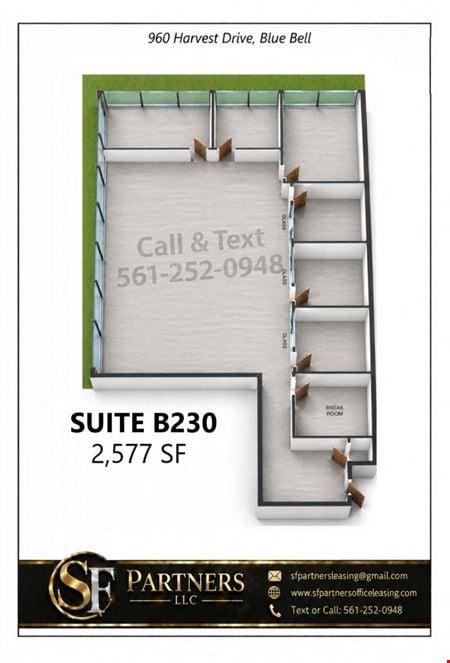 Preview of Office space for Rent at 960 Harvest Drive
