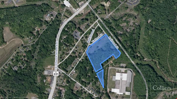 ±12.5 Acres of Residential Land in City of Spartanburg