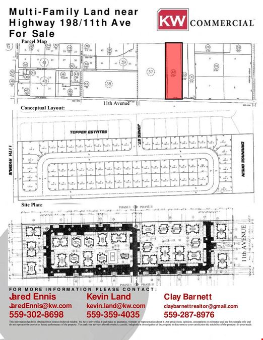 Multi-Family Land near Highway 198/11th Avenue