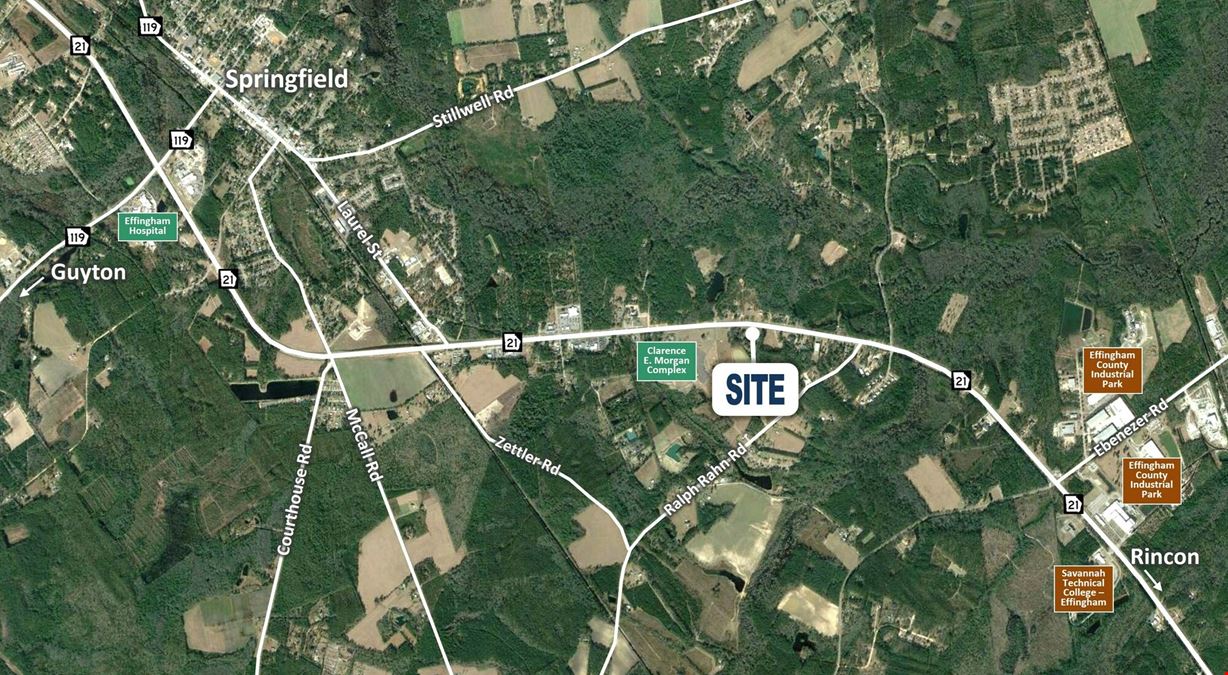 ±7.89 Acres Along GA Highway 21 | For Sale