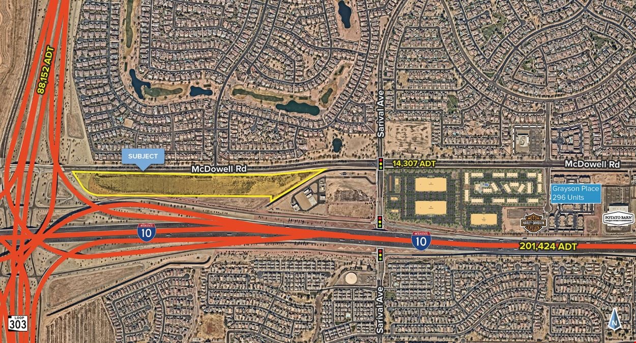 SWC McDowell Rd & Bullard Ave