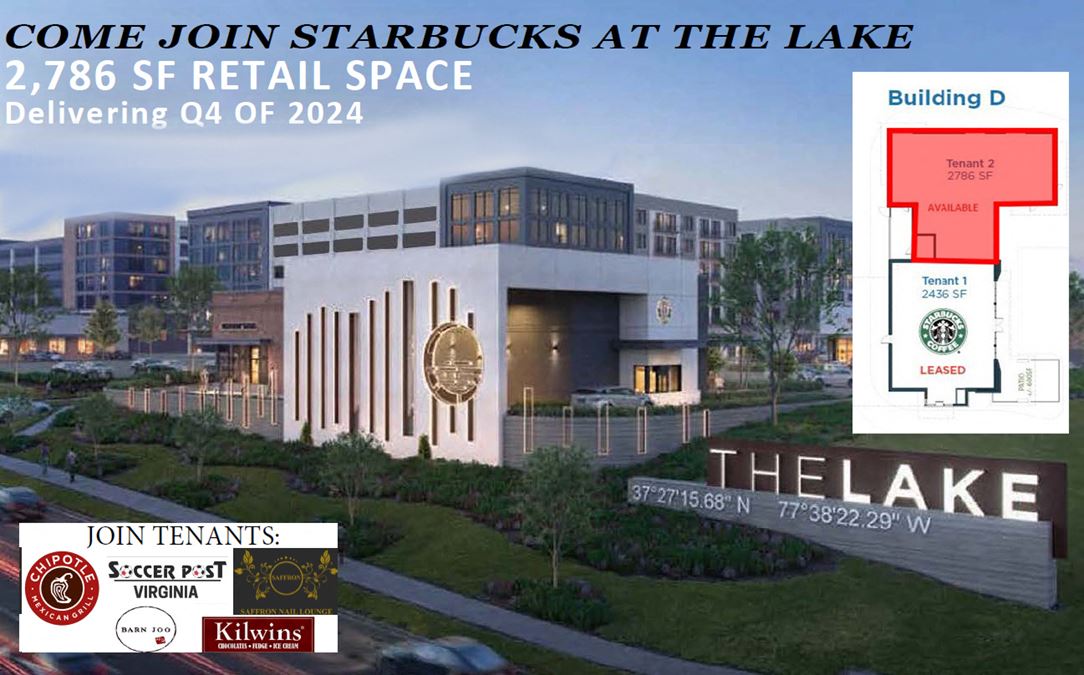 THE LAKE RETAIL SPACES - JOIN STARBUCKS