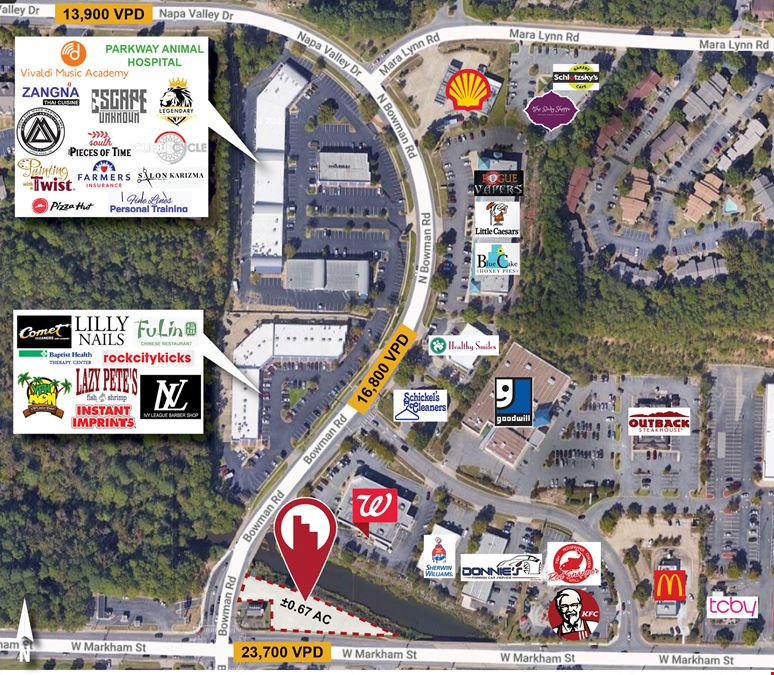 Commercial Lot for Sale in West Little Rock