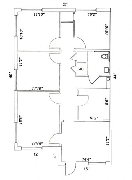Preview of Office space for Rent at 1555 Kingsley Avenue