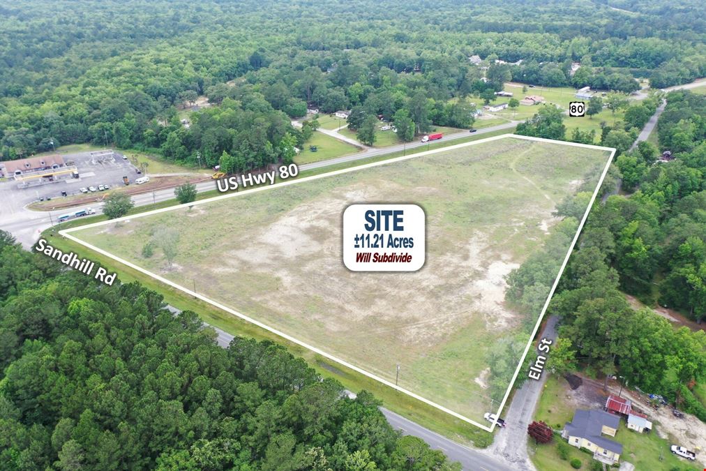 ±11.21 Commercial Acres on US Hwy 80 | For Sale