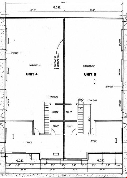 7,084 SF warehouse condo w/ secure parking/yard
