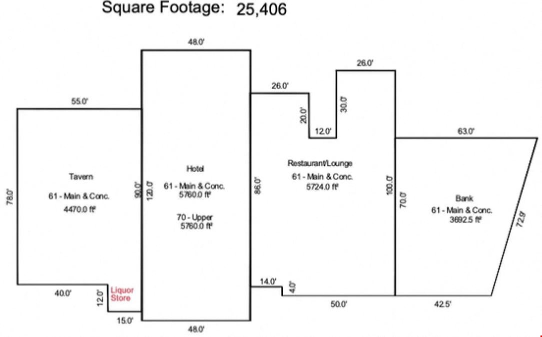Swan Hills Hotel, Tavern, Liquor Store, Restaurant, Lounge, plus Rental Unit
